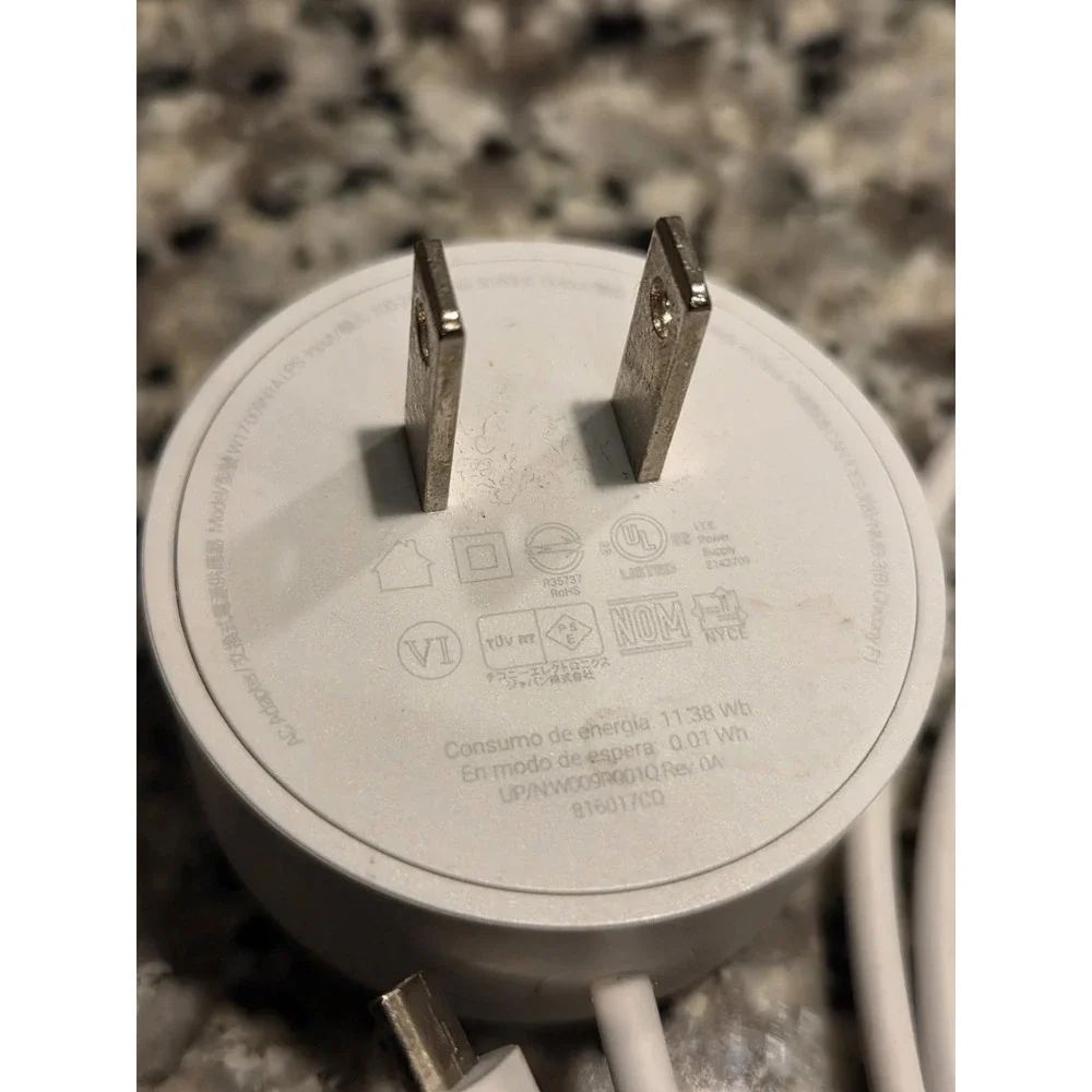 Genuine Google Home Mini AC Adapter Charger Micro-USB Power Supply W17-009N1A